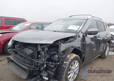 2020 Nissan Rogue Sv Intelligent Awd из США, поврежденный, VIN JN8AT2MV5LW123053